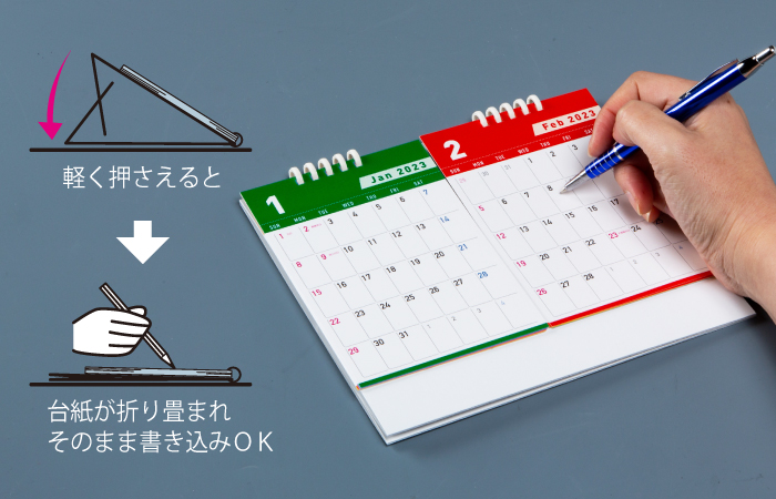 倒して書ける