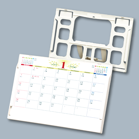 DMサイズカレンダー（紙プラ）