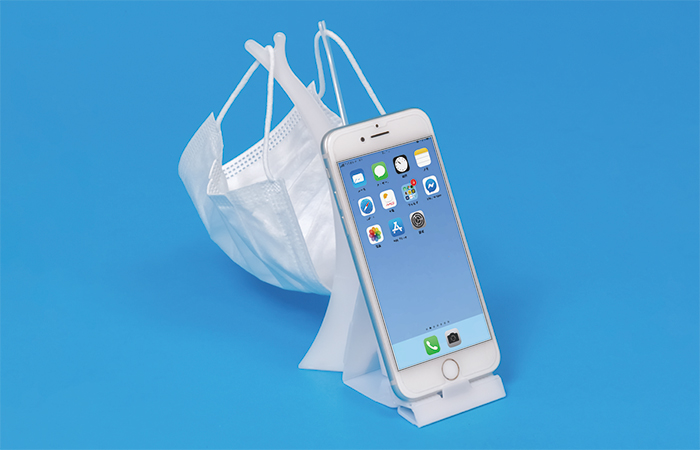 スマホとマスクを同時に保管